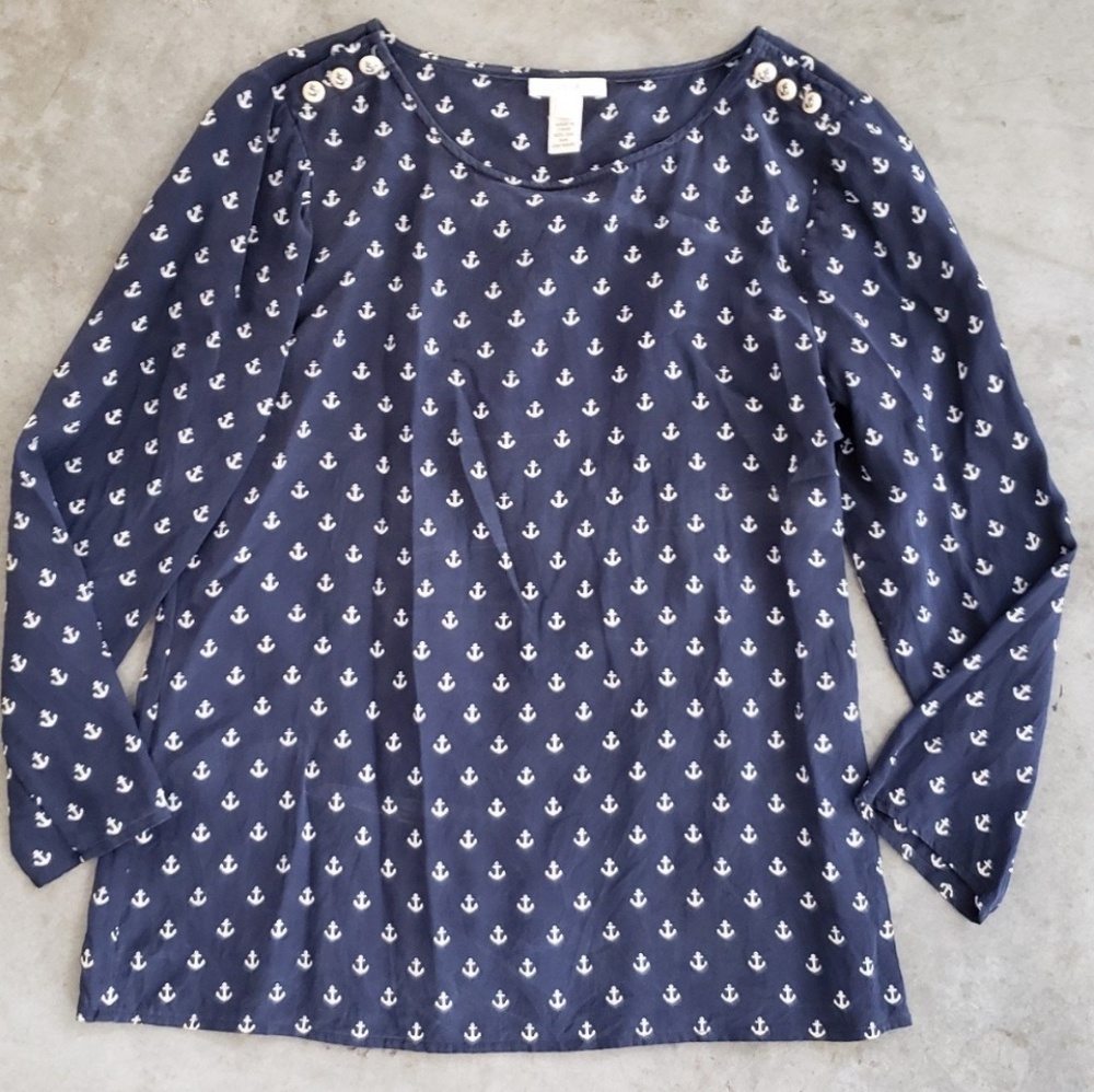 JCrew Silk Top